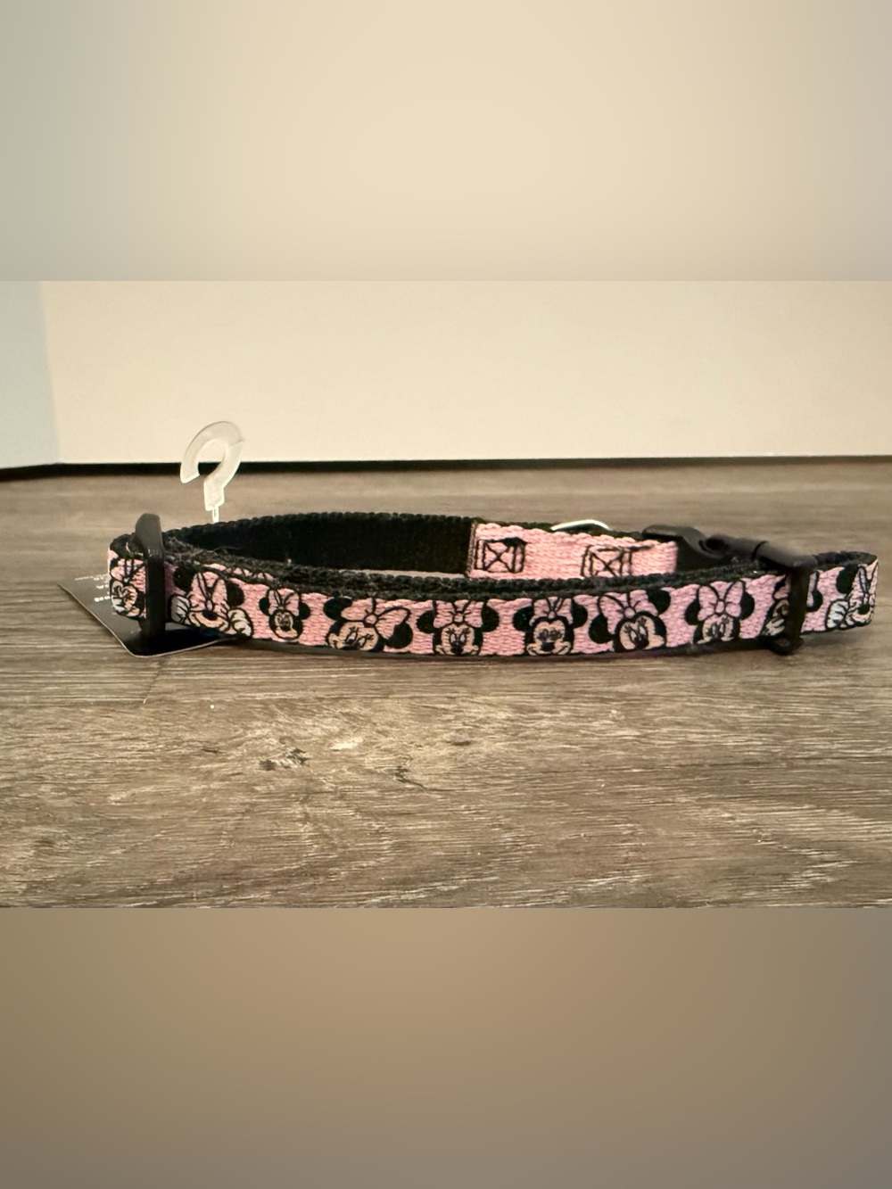 Buckle-Down Pink and Black Minnie Mouse Cat Collar- XS- NWT